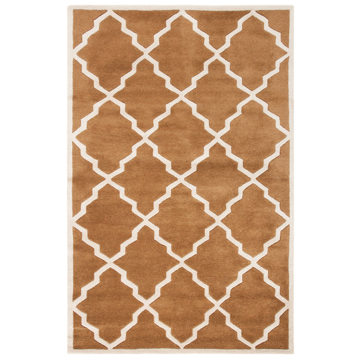 SAFAVIEH Chatham Collection CHT940C Handmade Brown Rug Image 10