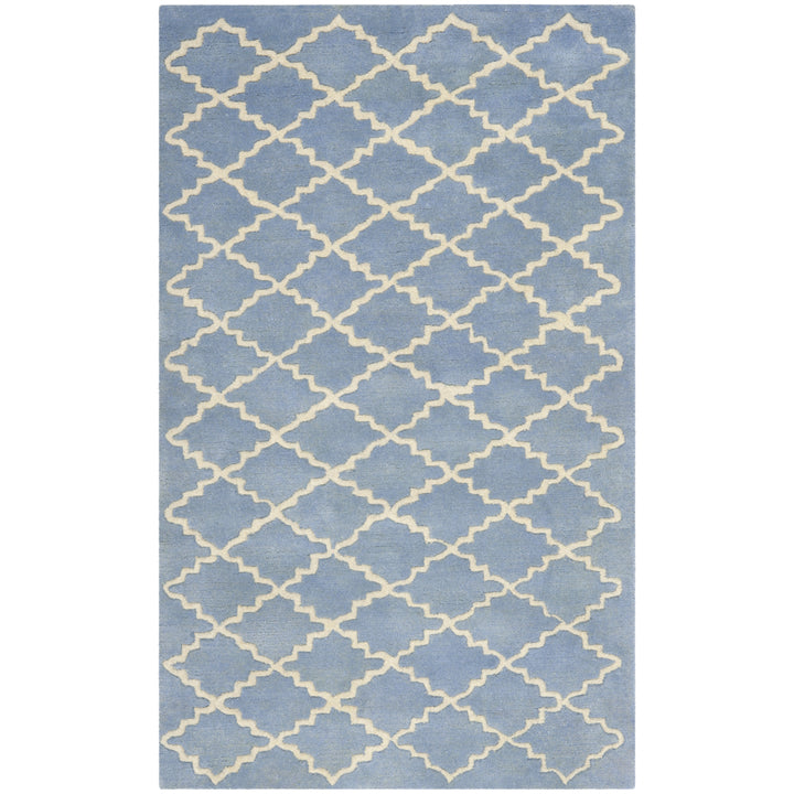 SAFAVIEH Chatham CHT930A Handmade Blue Grey Rug Image 4