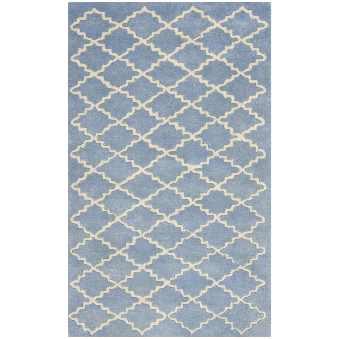 SAFAVIEH Chatham CHT930A Handmade Blue Grey Rug Image 1