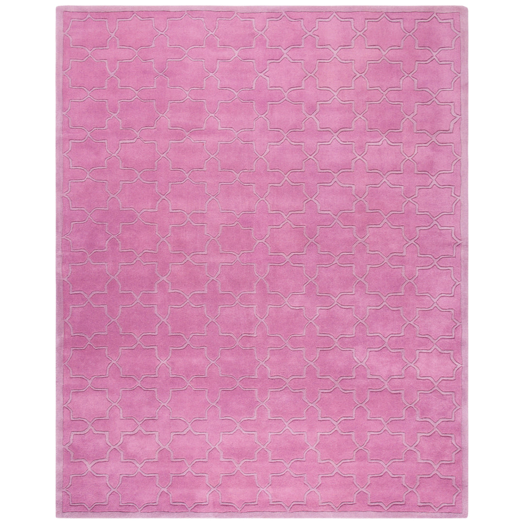 SAFAVIEH Chatham CHT940D Handmade Dark Pink Rug Image 1