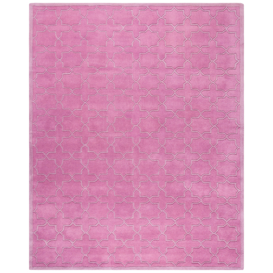 SAFAVIEH Chatham CHT940D Handmade Dark Pink Rug Image 1