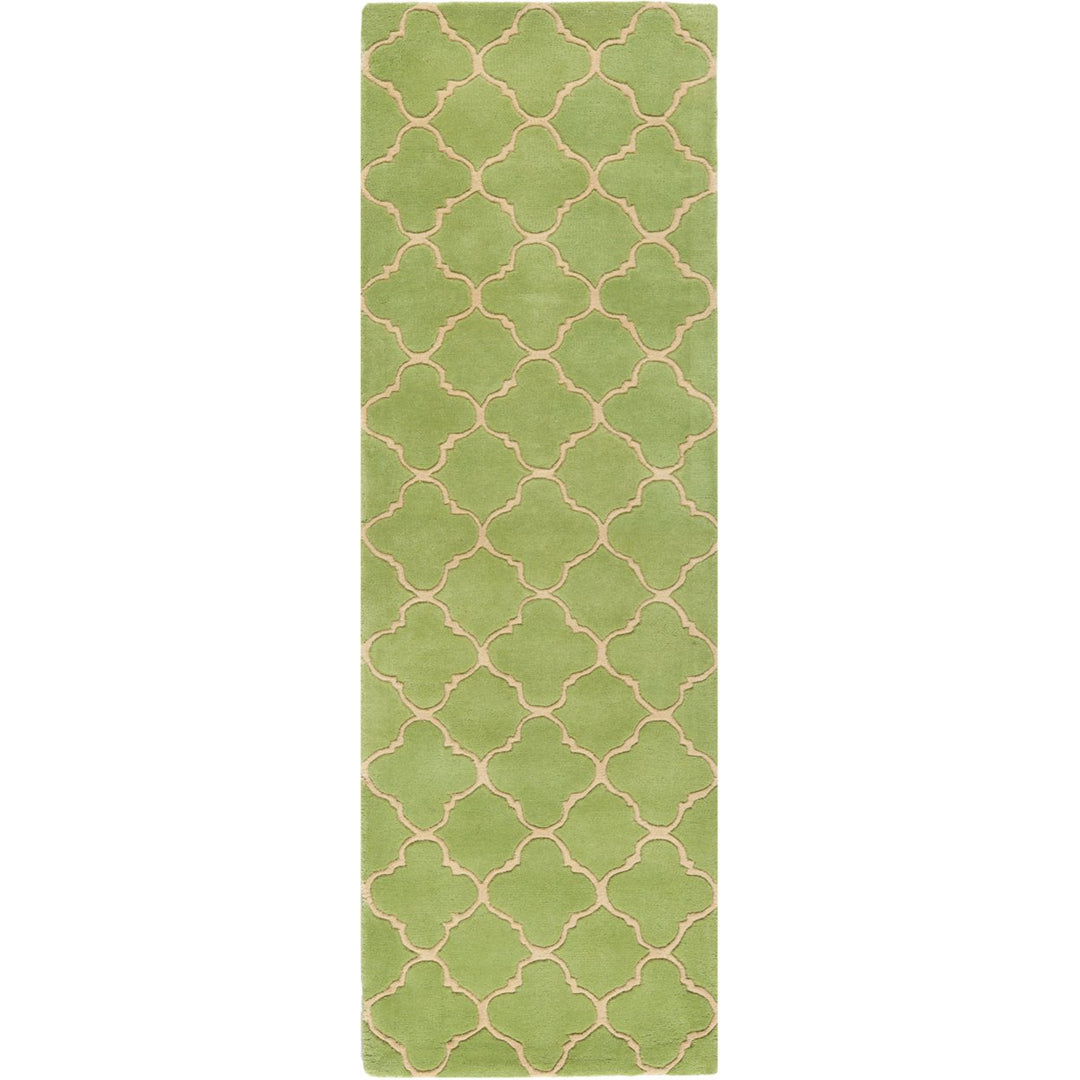 SAFAVIEH Chatham Collection CHT935B Handmade Green Rug Image 1