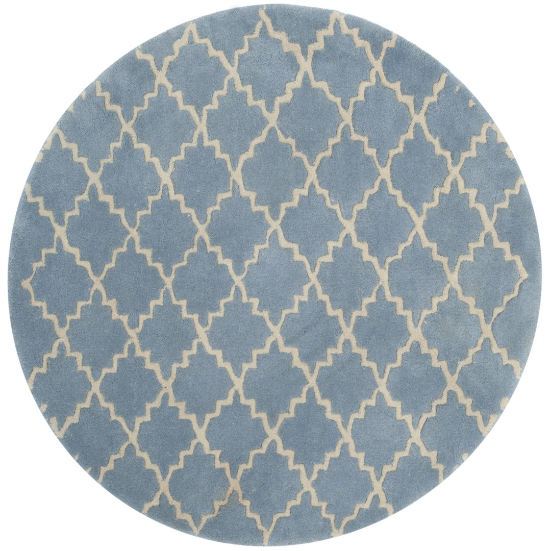 SAFAVIEH Chatham CHT930A Handmade Blue Grey Rug Image 6