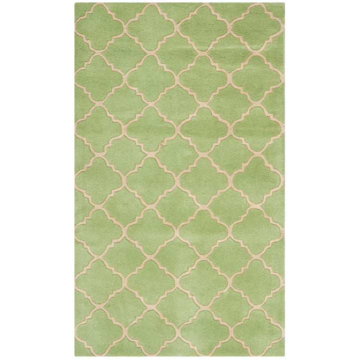 SAFAVIEH Chatham Collection CHT935B Handmade Green Rug Image 4