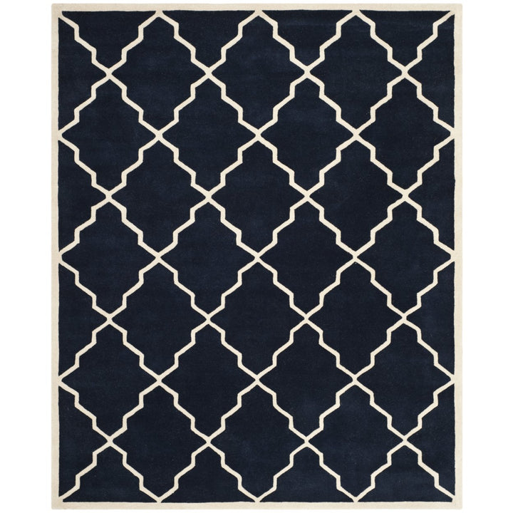 SAFAVIEH Chatham CHT940J Handmade Dark Blue Rug Image 1