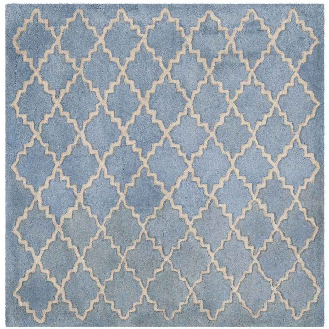 SAFAVIEH Chatham CHT930A Handmade Blue Grey Rug Image 1