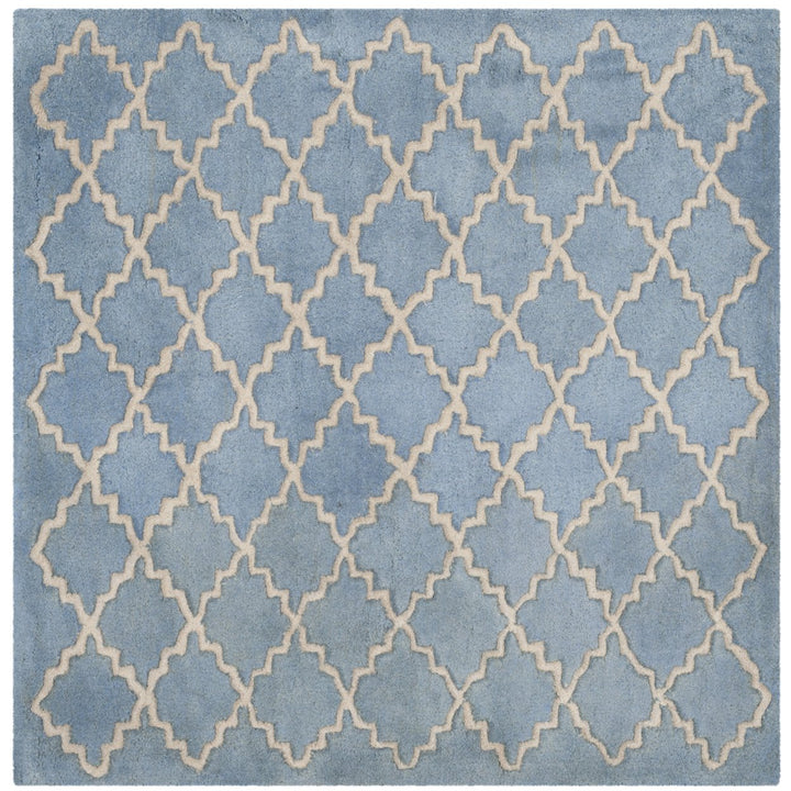 SAFAVIEH Chatham CHT930A Handmade Blue Grey Rug Image 1