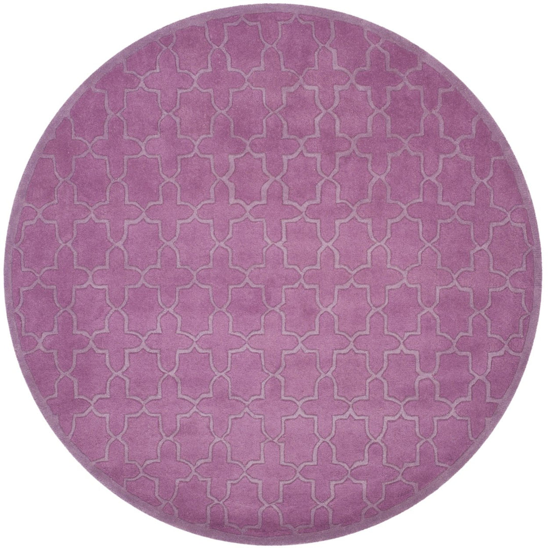 SAFAVIEH Chatham CHT940D Handmade Dark Pink Rug Image 1