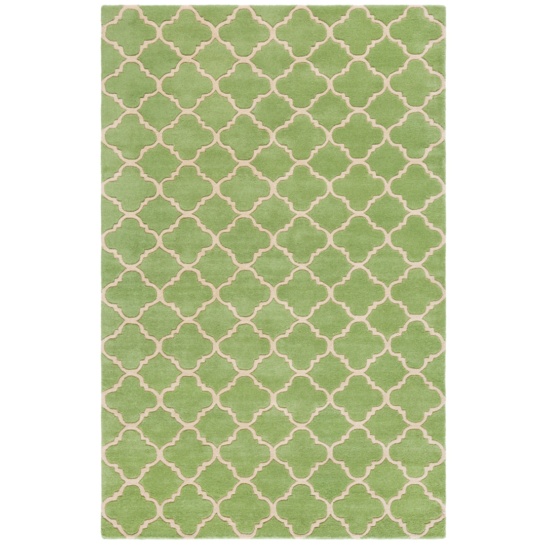 SAFAVIEH Chatham Collection CHT935B Handmade Green Rug Image 5