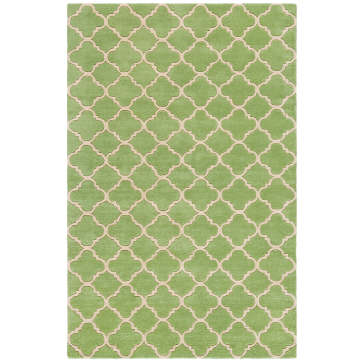 SAFAVIEH Chatham Collection CHT935B Handmade Green Rug Image 5