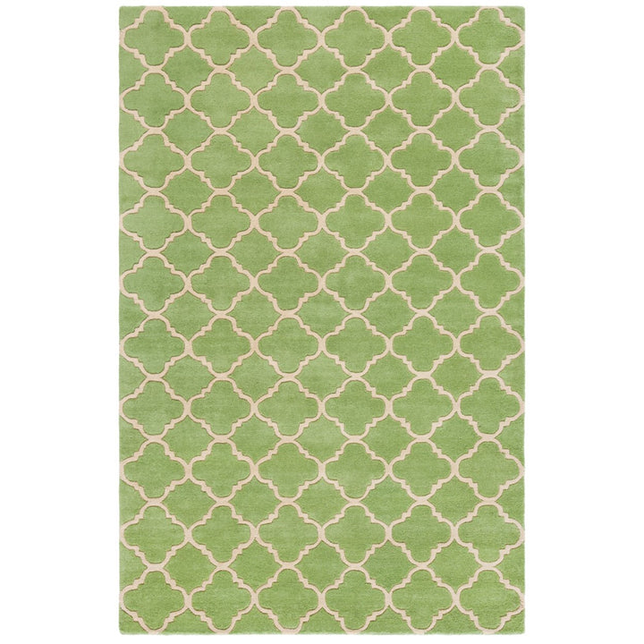 SAFAVIEH Chatham Collection CHT935B Handmade Green Rug Image 1