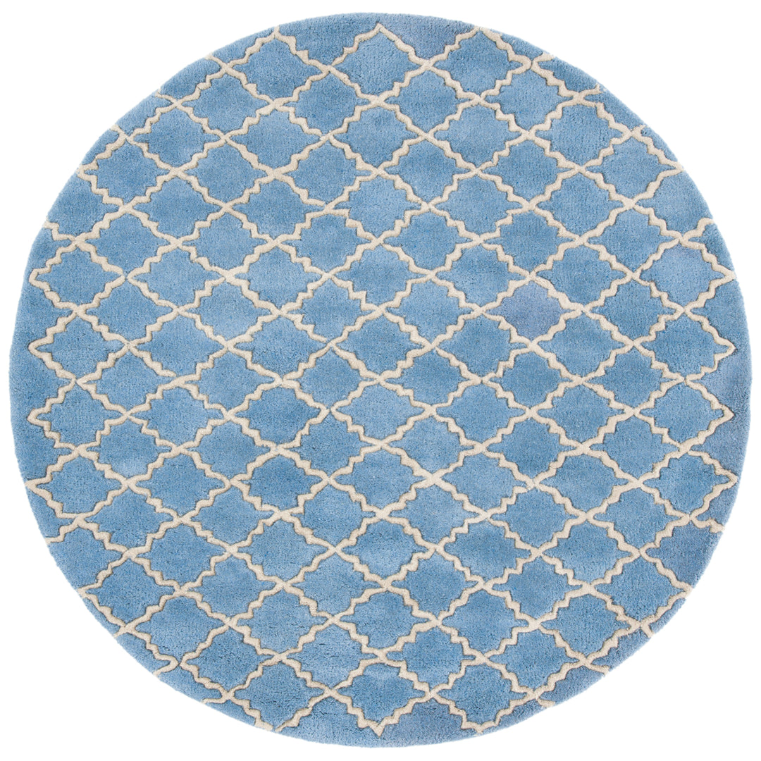 SAFAVIEH Chatham CHT930A Handmade Blue Grey Rug Image 8