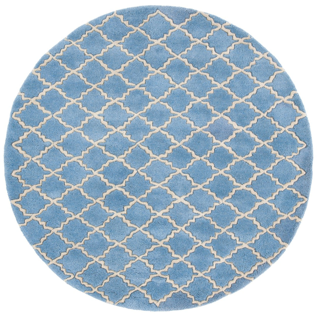 SAFAVIEH Chatham CHT930A Handmade Blue Grey Rug Image 1