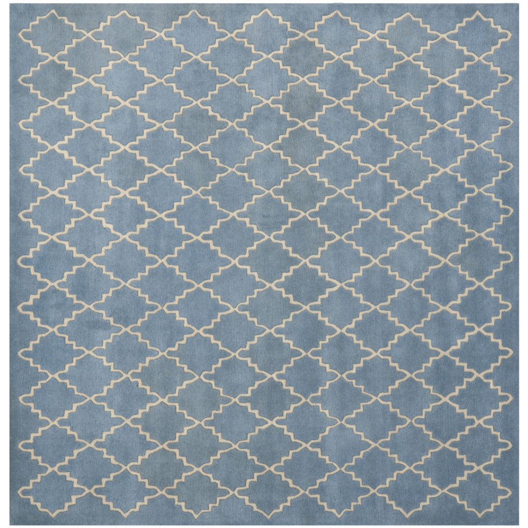 SAFAVIEH Chatham CHT930A Handmade Blue Grey Rug Image 9