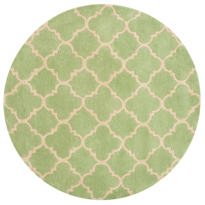 SAFAVIEH Chatham Collection CHT935B Handmade Green Rug Image 6