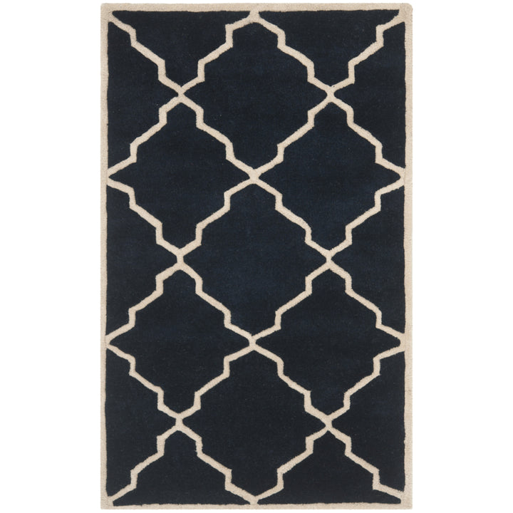 SAFAVIEH Chatham CHT940J Handmade Dark Blue Rug Image 4