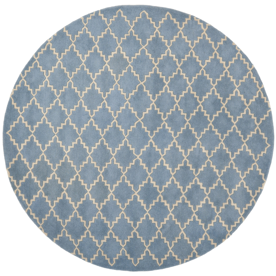 SAFAVIEH Chatham CHT930A Handmade Blue Grey Rug Image 10