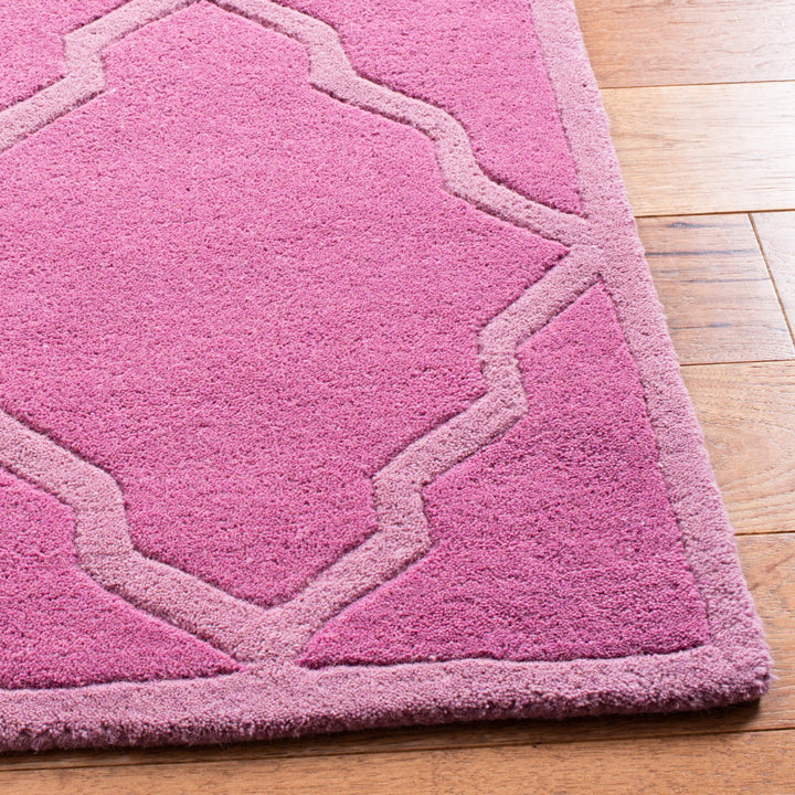 SAFAVIEH Chatham CHT940D Handmade Dark Pink Rug Image 7