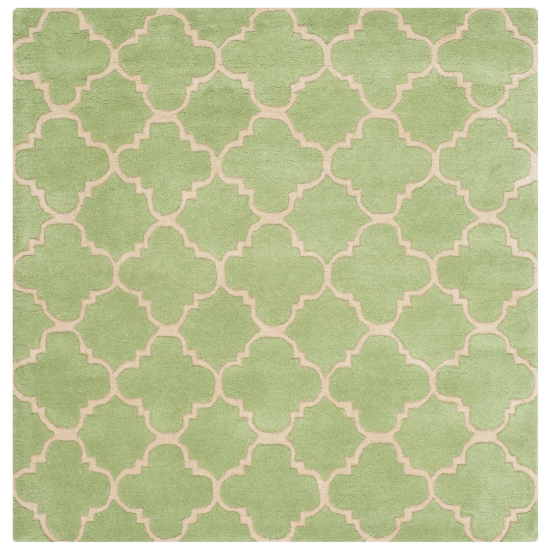 SAFAVIEH Chatham Collection CHT935B Handmade Green Rug Image 7