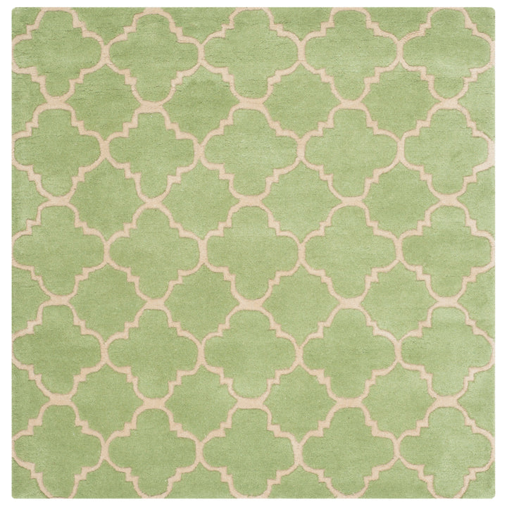 SAFAVIEH Chatham Collection CHT935B Handmade Green Rug Image 7