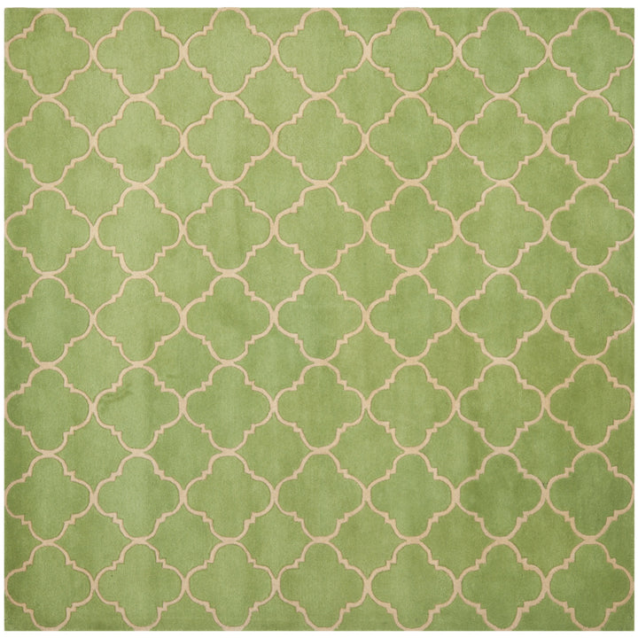 SAFAVIEH Chatham Collection CHT935B Handmade Green Rug Image 8