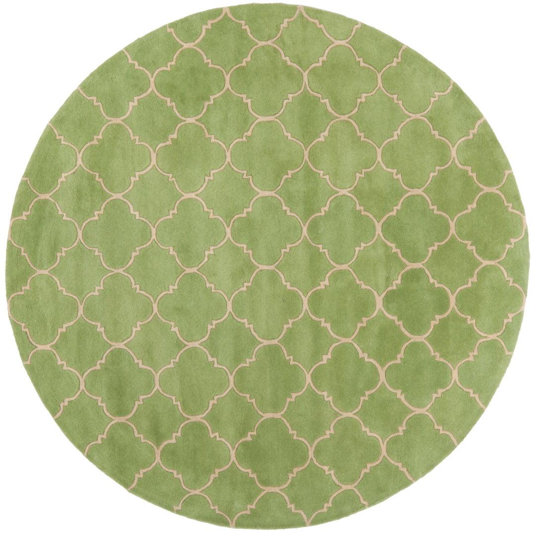 SAFAVIEH Chatham Collection CHT935B Handmade Green Rug Image 9