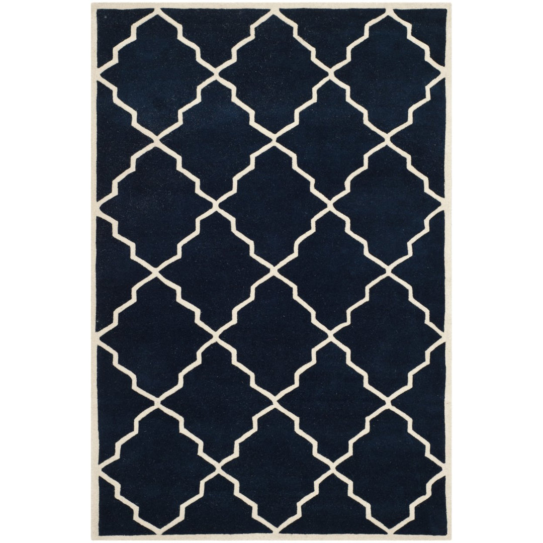 SAFAVIEH Chatham CHT940J Handmade Dark Blue Rug Image 7