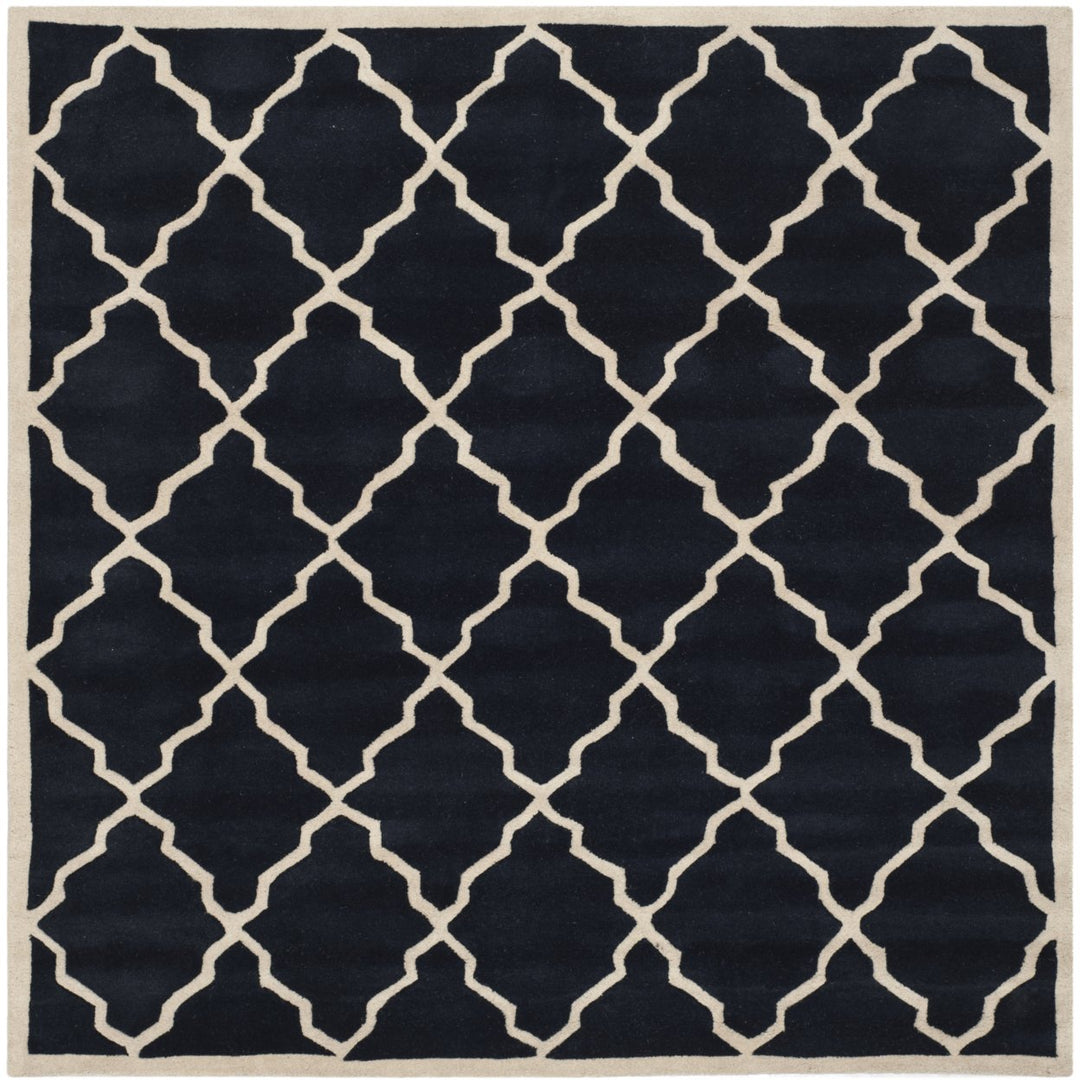 SAFAVIEH Chatham CHT940J Handmade Dark Blue Rug Image 1