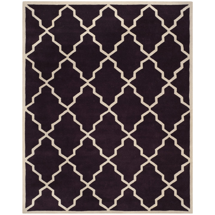 SAFAVIEH Chatham CHT940P Handmade Dark Purple Rug Image 1