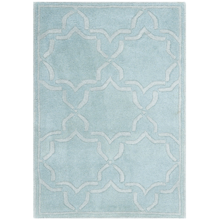 SAFAVIEH Chatham Collection CHT942G Handmade Grey Rug Image 2