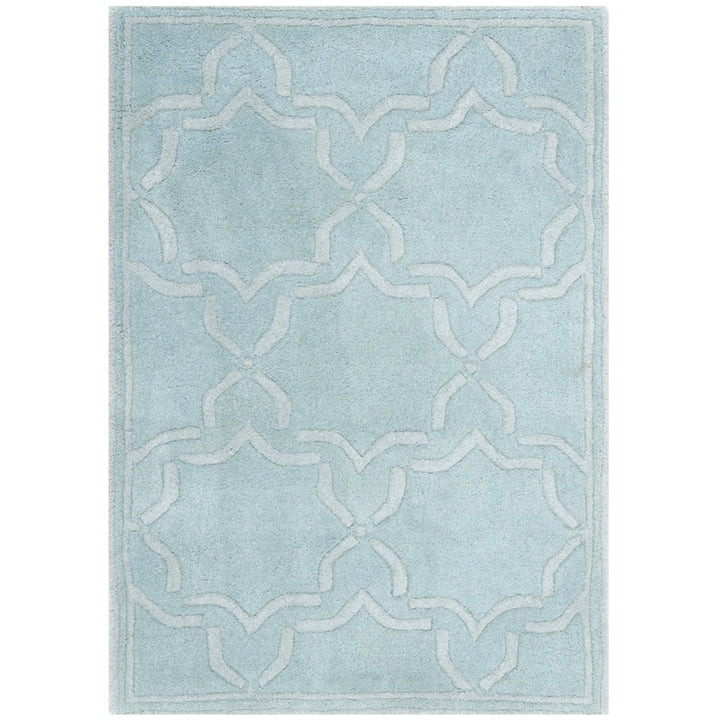 SAFAVIEH Chatham Collection CHT942G Handmade Grey Rug Image 1