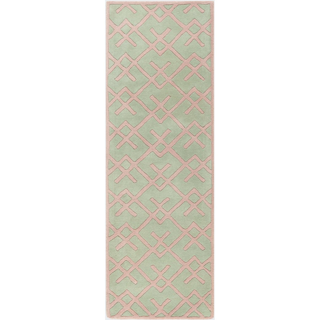 SAFAVIEH Chatham Collection CHT941B Handmade Green Rug Image 5