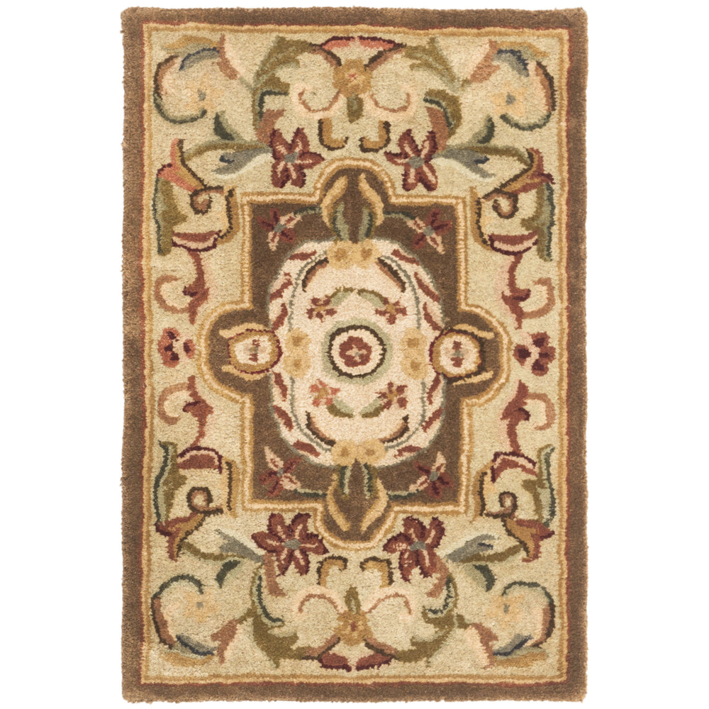 SAFAVIEH Classic CL220A Handmade Beige / Olive Rug Image 2