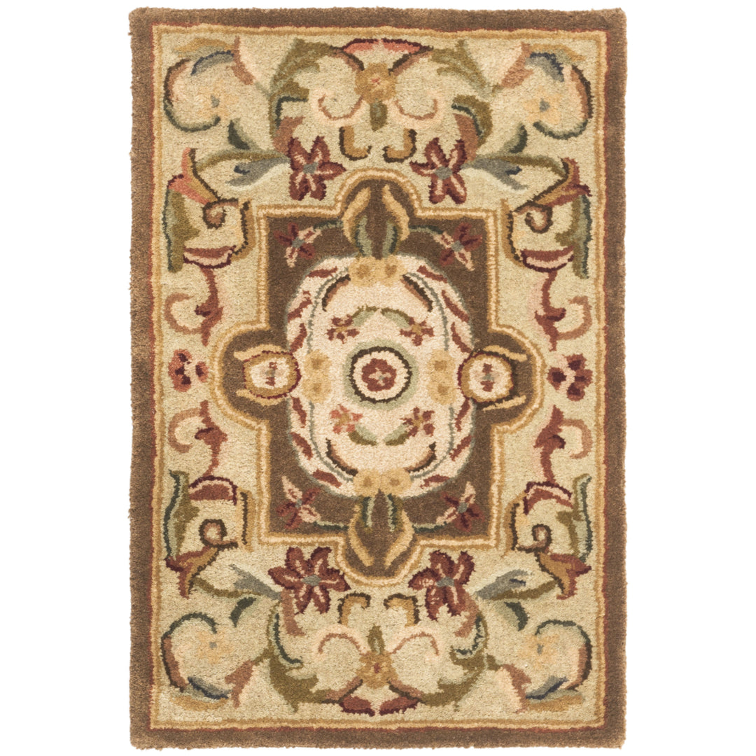 SAFAVIEH Classic CL220A Handmade Beige / Olive Rug Image 2