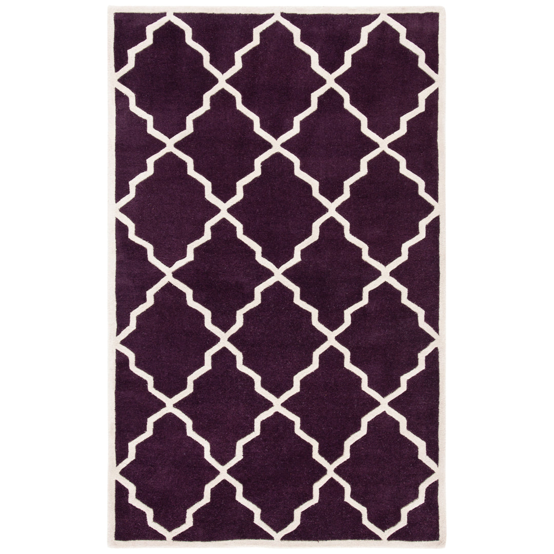 SAFAVIEH Chatham CHT940P Handmade Dark Purple Rug Image 11