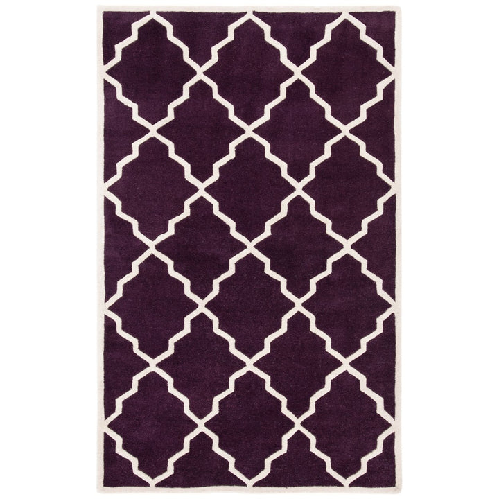 SAFAVIEH Chatham CHT940P Handmade Dark Purple Rug Image 1