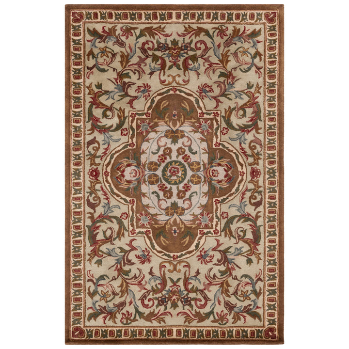 SAFAVIEH Classic CL220A Handmade Beige / Olive Rug Image 7