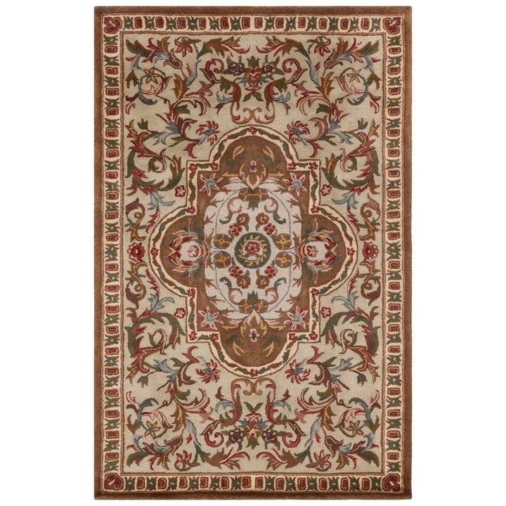 SAFAVIEH Classic CL220A Handmade Beige / Olive Rug Image 1