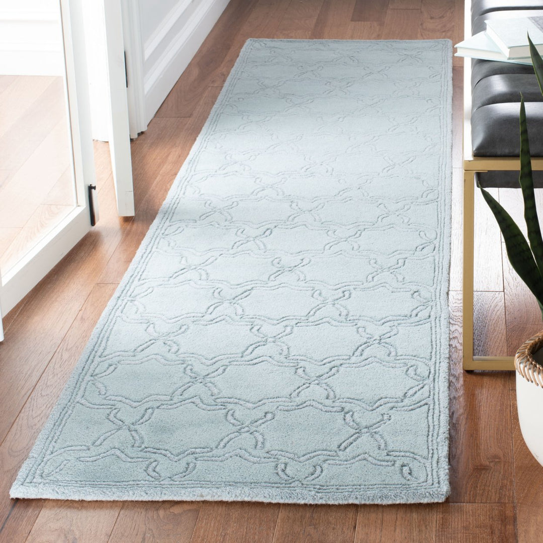 SAFAVIEH Chatham Collection CHT942G Handmade Grey Rug Image 9