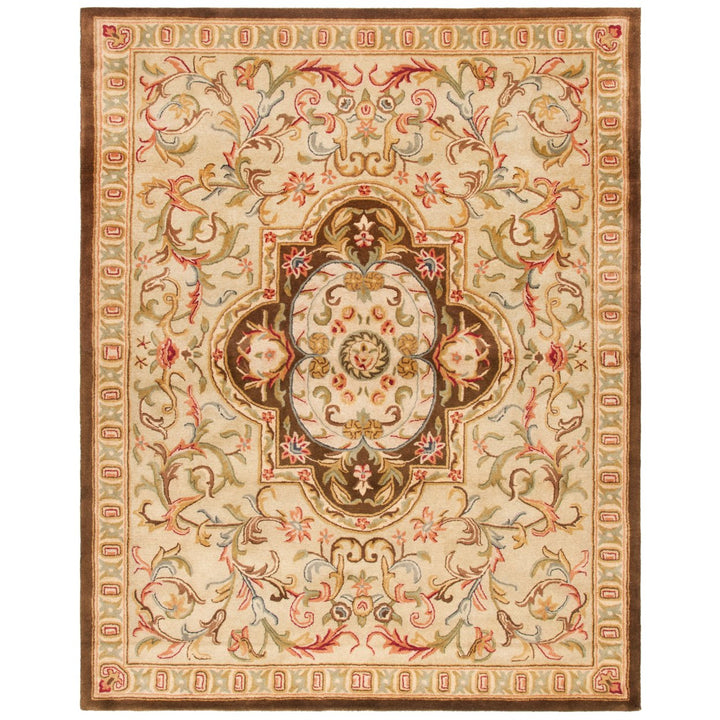 SAFAVIEH Classic CL220A Handmade Beige / Olive Rug Image 1