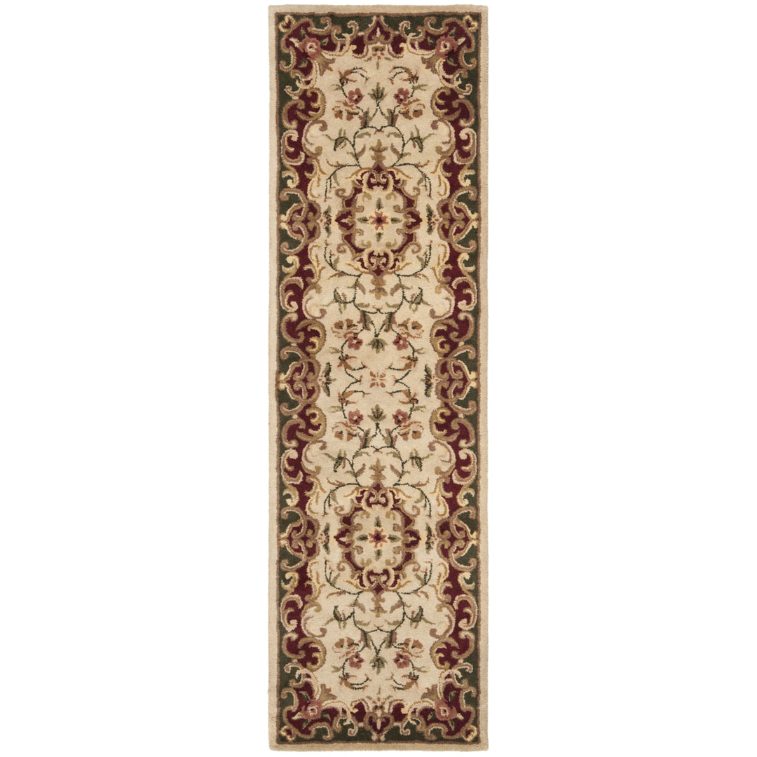 SAFAVIEH Classic CL234C Handmade Ivory / Green Rug Image 2