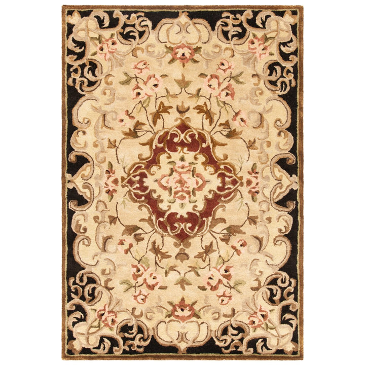 SAFAVIEH Classic CL234B Handmade Gold / Cola Rug Image 1