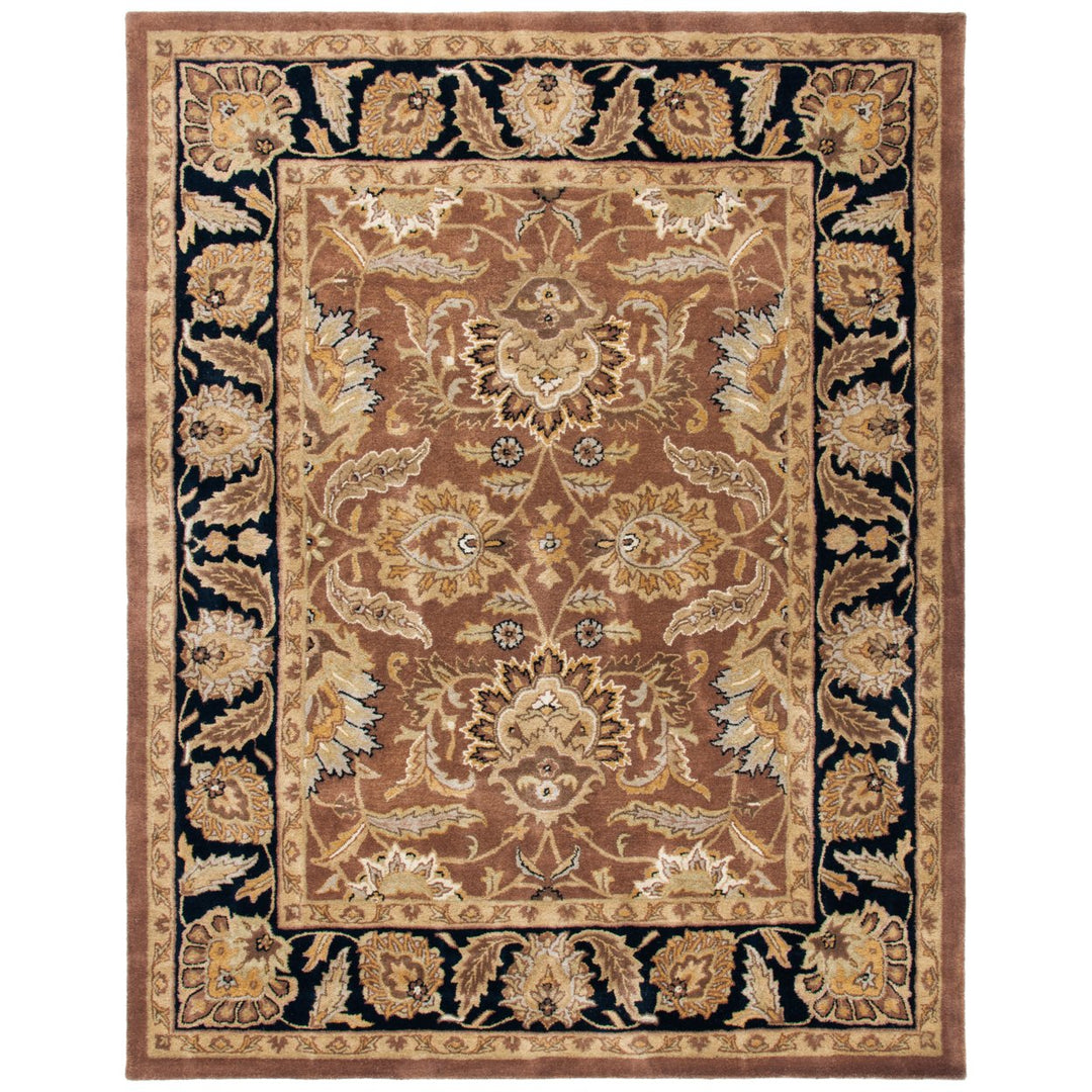 SAFAVIEH Classic CL239C Handmade Rust / Black Rug Image 2