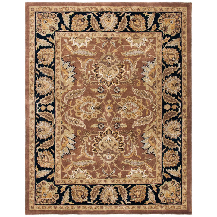 SAFAVIEH Classic CL239C Handmade Rust / Black Rug Image 2