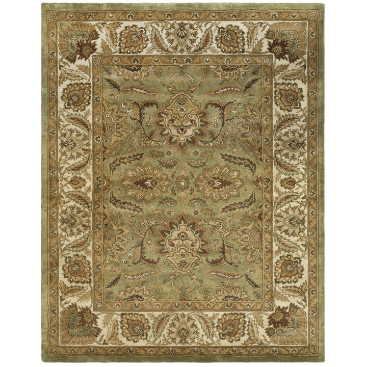 SAFAVIEH Classic CL239D Handmade Green / Ivory Rug Image 1