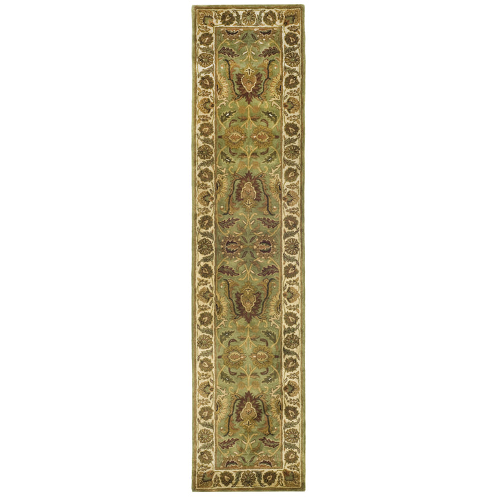 SAFAVIEH Classic CL239D Handmade Green / Ivory Rug Image 3