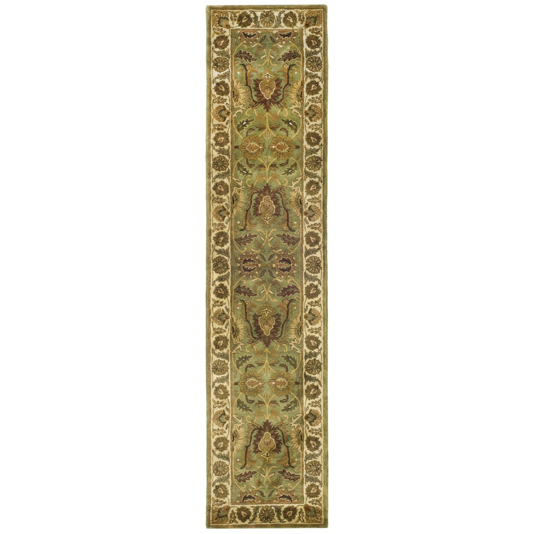 SAFAVIEH Classic CL239D Handmade Green / Ivory Rug Image 1