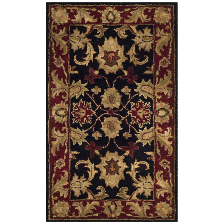 SAFAVIEH CL244C Classic Black / Burgundy Image 2