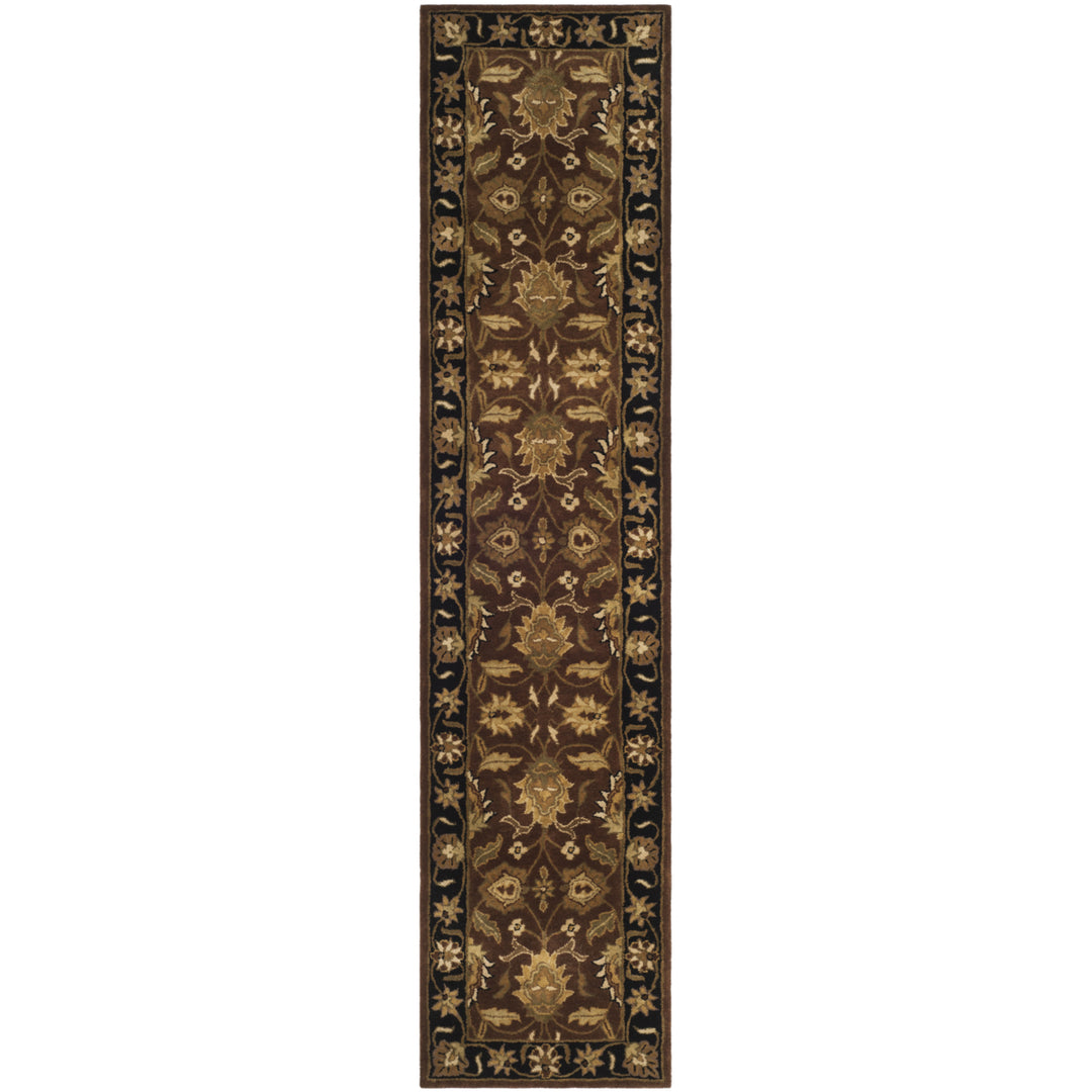 SAFAVIEH Classic CL239C Handmade Rust / Black Rug Image 4