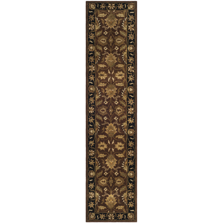 SAFAVIEH Classic CL239C Handmade Rust / Black Rug Image 4